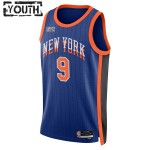 New York Knicks Trikot RJ Barrett Nike 2023-24 City Edition Blau Swingman - Kinder